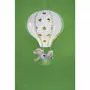 Rayher 3 lampions en papier montgolfière à chassis métallique Ø 30 x 40 cm