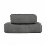 GUY LEVASSEUR Lot serviette de bain 70x140 et serviette de toilette 50x90. Coloris disponibles : Beige, Rose, Orange, Gris, Marron, Bleu, Vert