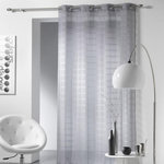 Paris Prix Rideau Voilage  Candide  140x240cm Gris