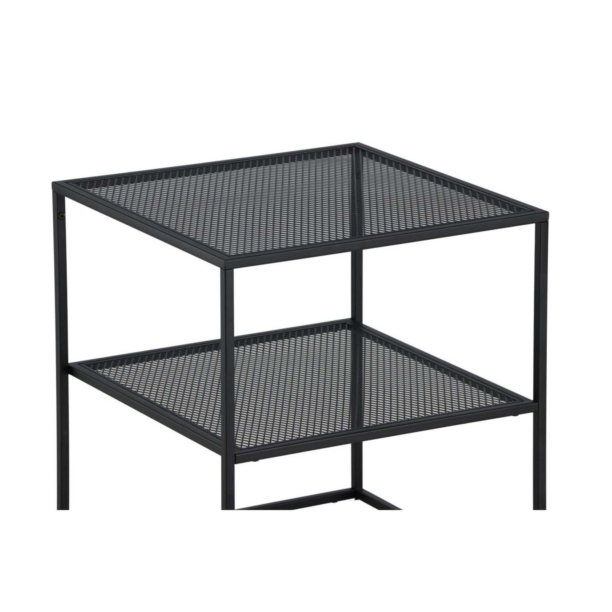 Voir la diapositive 4 : Paris Prix Table d'appoint avec étagère  netz  60cm noir