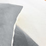 Voir la diapositive 3 : COTE DECO Housse de couette 240x220 + 2 taies Chaude et douillette grise