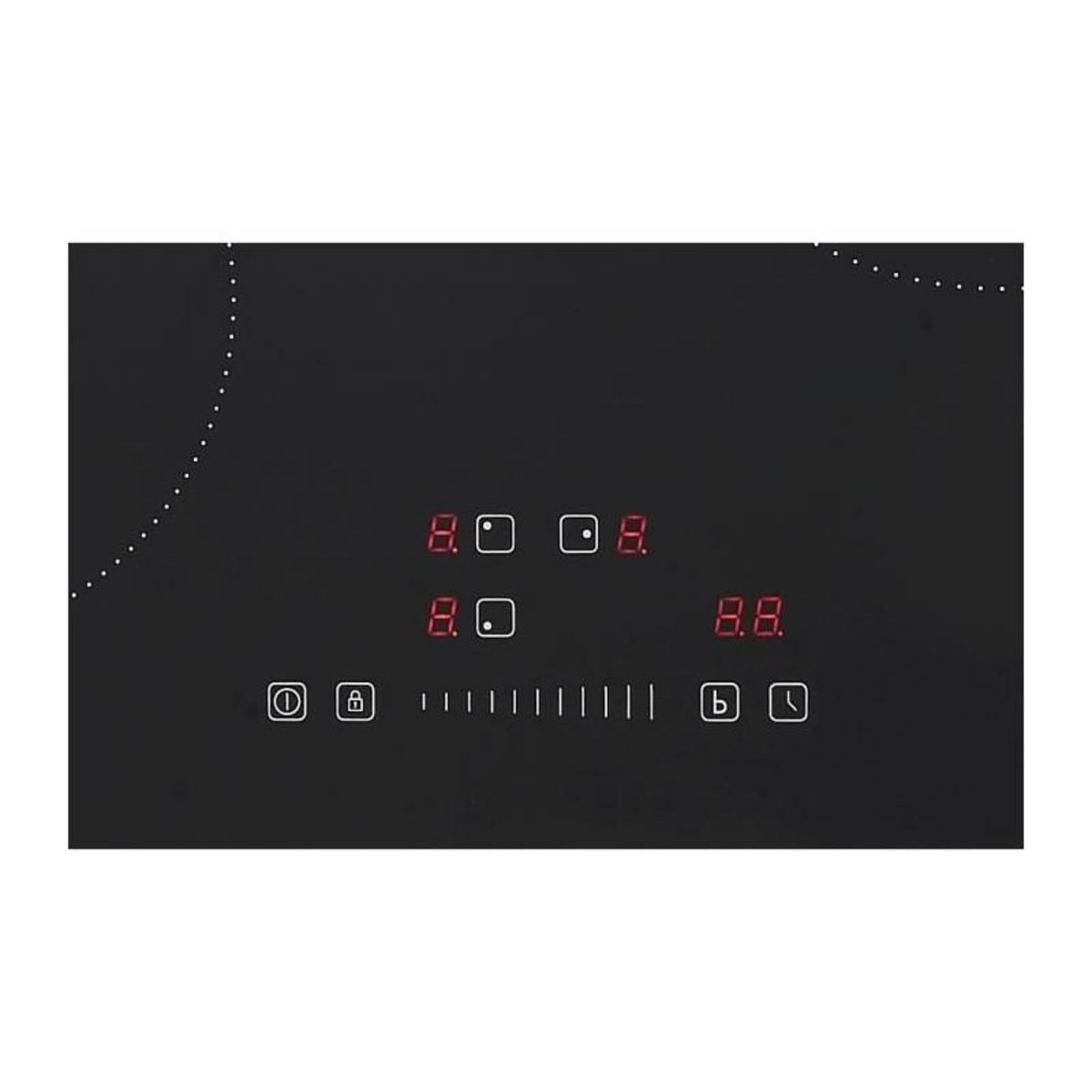 CONTINENTAL EDISON Plaque induction 3 foyers Continental Edison - 3 timers - 3 boosters - noir