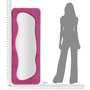 Voir la diapositive 6 : Paris Prix Miroir Mural en Velours  Theodor  160cm Fuchsia
