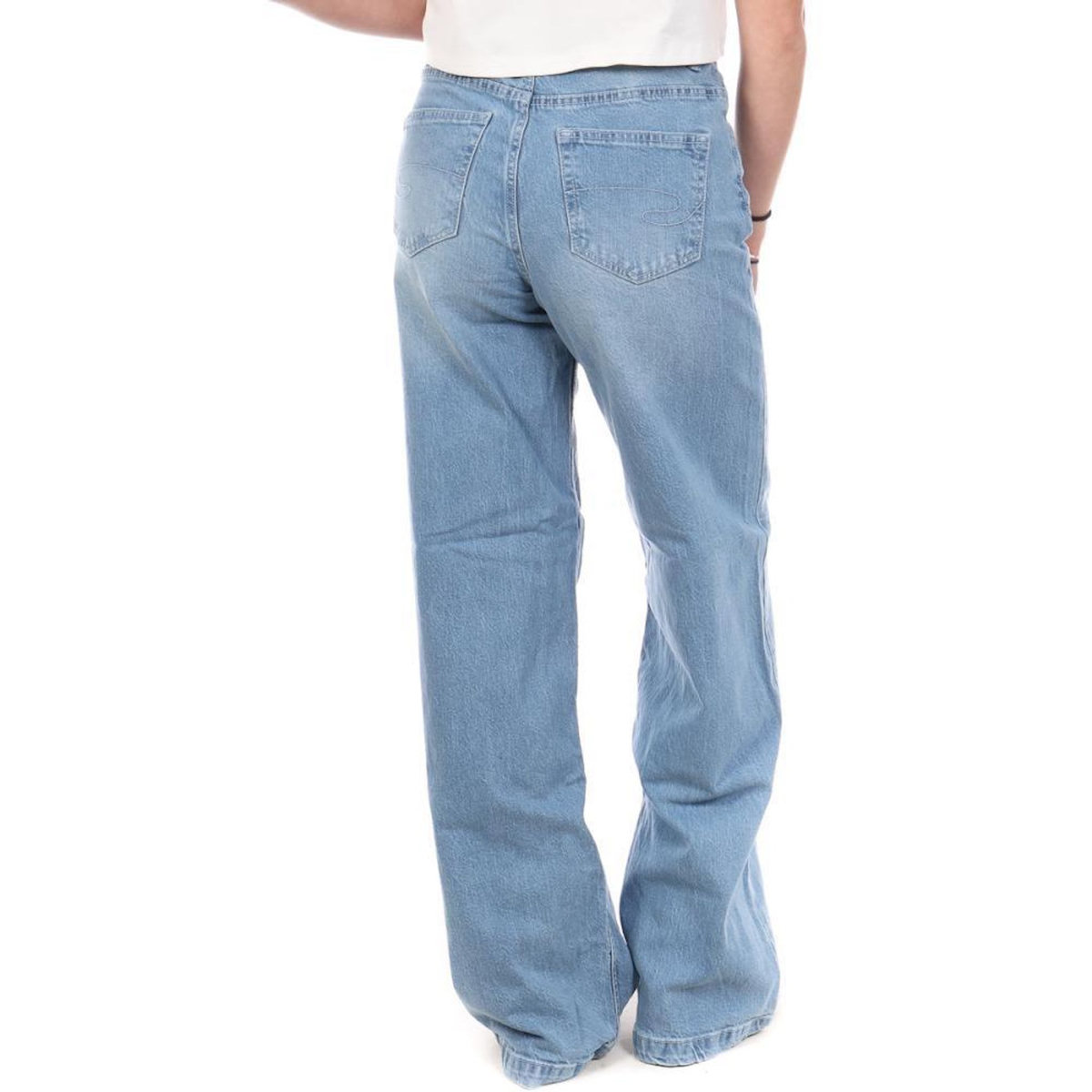 Lee Cooper Jean Large Bleu Moyen Femme Lee Cooper Ouwa Bleach