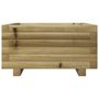 Voir la diapositive 5 : VIDAXL Jardiniere 50x50x26,5 cm bois de pin impregne