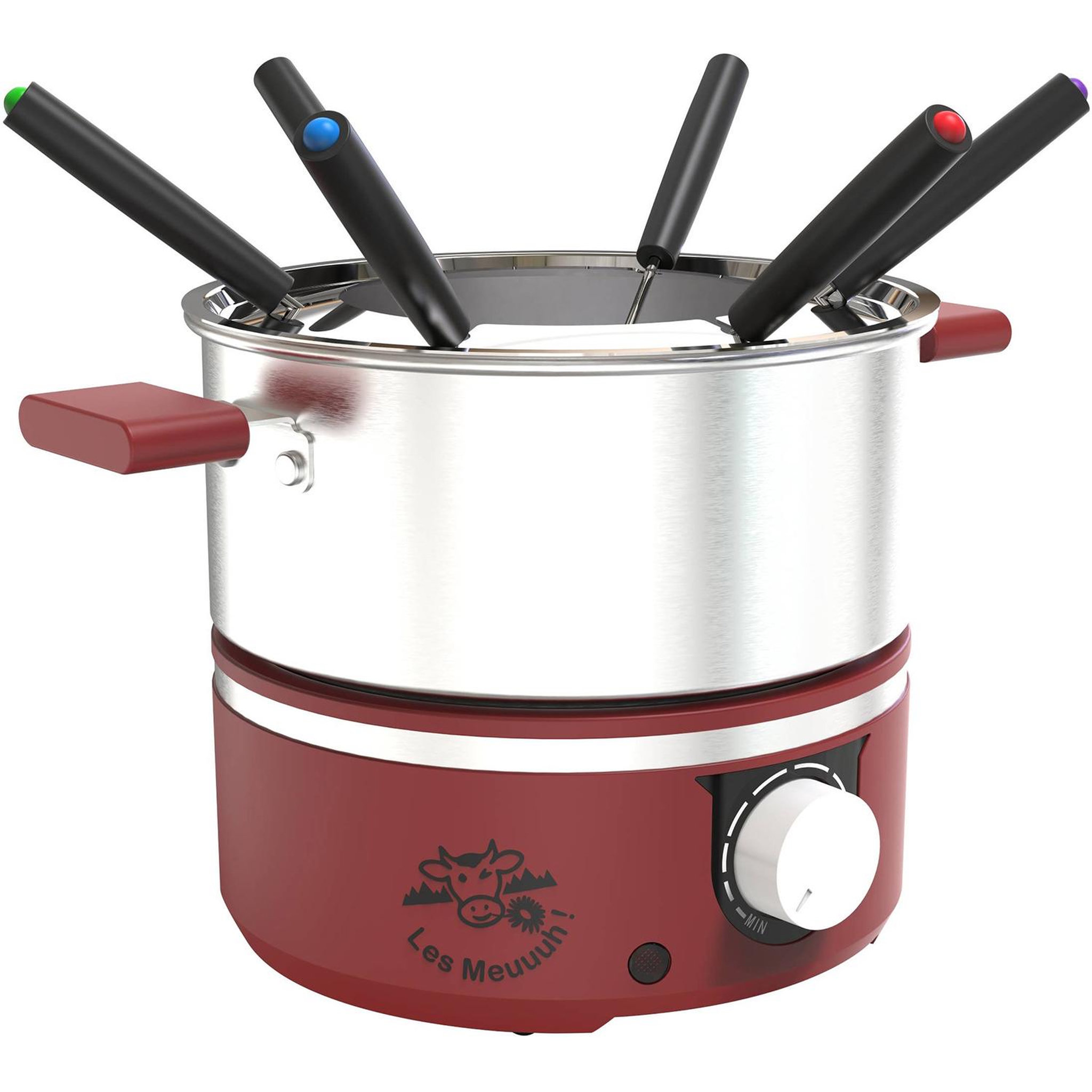 LITTLE BALANCE Service à fondue 6 personnes piment - 8962