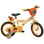 Voir la diapositive 1 : Vélo enfant - Modèle 16'' Prince des sables pour enfant de 105/120 cm avec stabilisateurs - Plaque décorative avant - Porte bidon - 2 freins