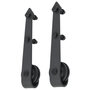 Voir la diapositive 4 : VIDAXL Kit de quincaillerie de porte coulissante 183 cm Acier Noir