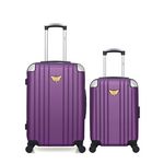 LES P'TITES BOMBES LPB LPB LUGGAGE - Lot de 2 - Valise weekend et valise cabine XS AMELIE. Coloris disponibles : Violet