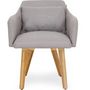 Voir la diapositive 3 : Paris Prix Lot de 2 Fauteuils Scandinave  Alan  70cm Beige