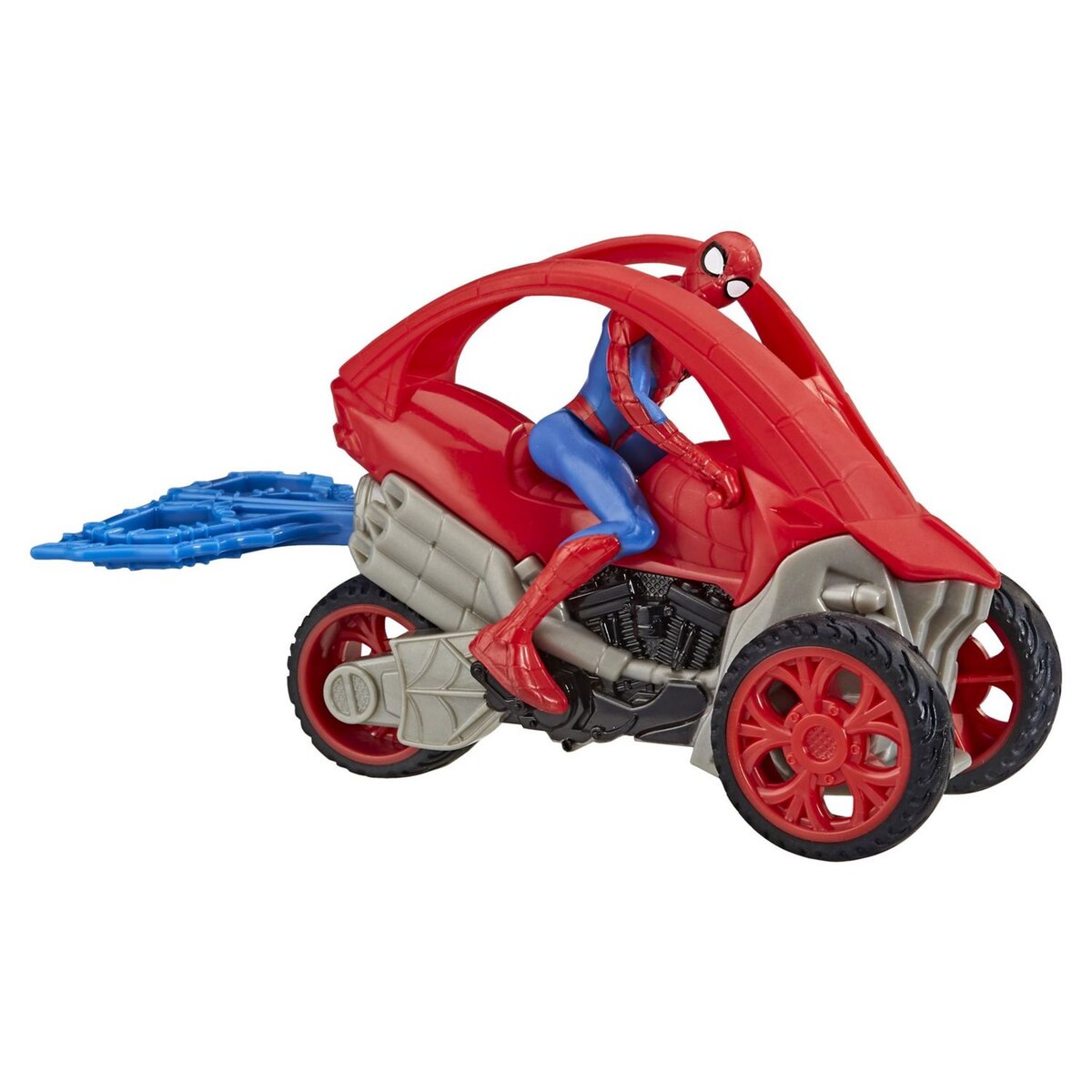 Figurine 15 cm et moto Spiderman