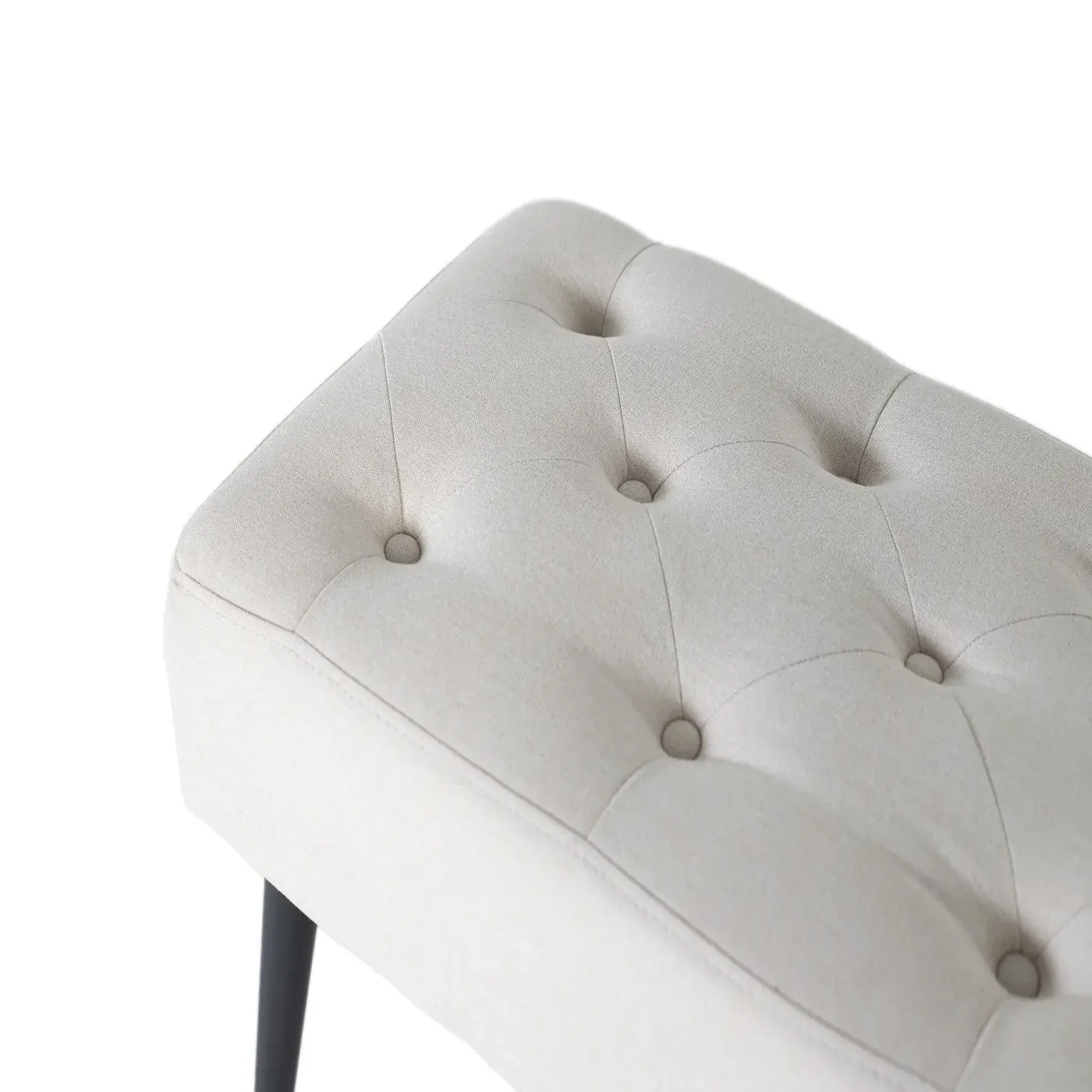 Voir la diapositive 2 : GINER Y COLOMER SL Banc en tissu 115 cm style élégant contemporain