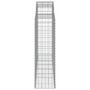 Voir la diapositive 5 : VIDAXL Paniers a gabions arques 25 pcs 200x50x140/160 cm Fer galvanise