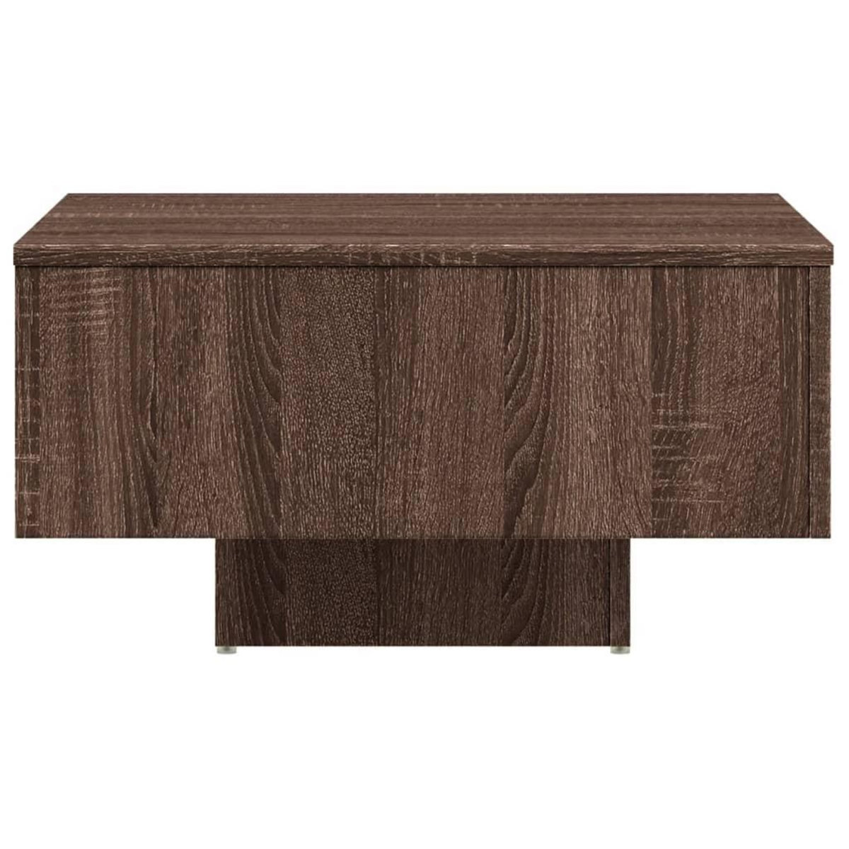 VIDAXL Table basse Chene marron 60x60x31,5 cm Bois d'ingenierie