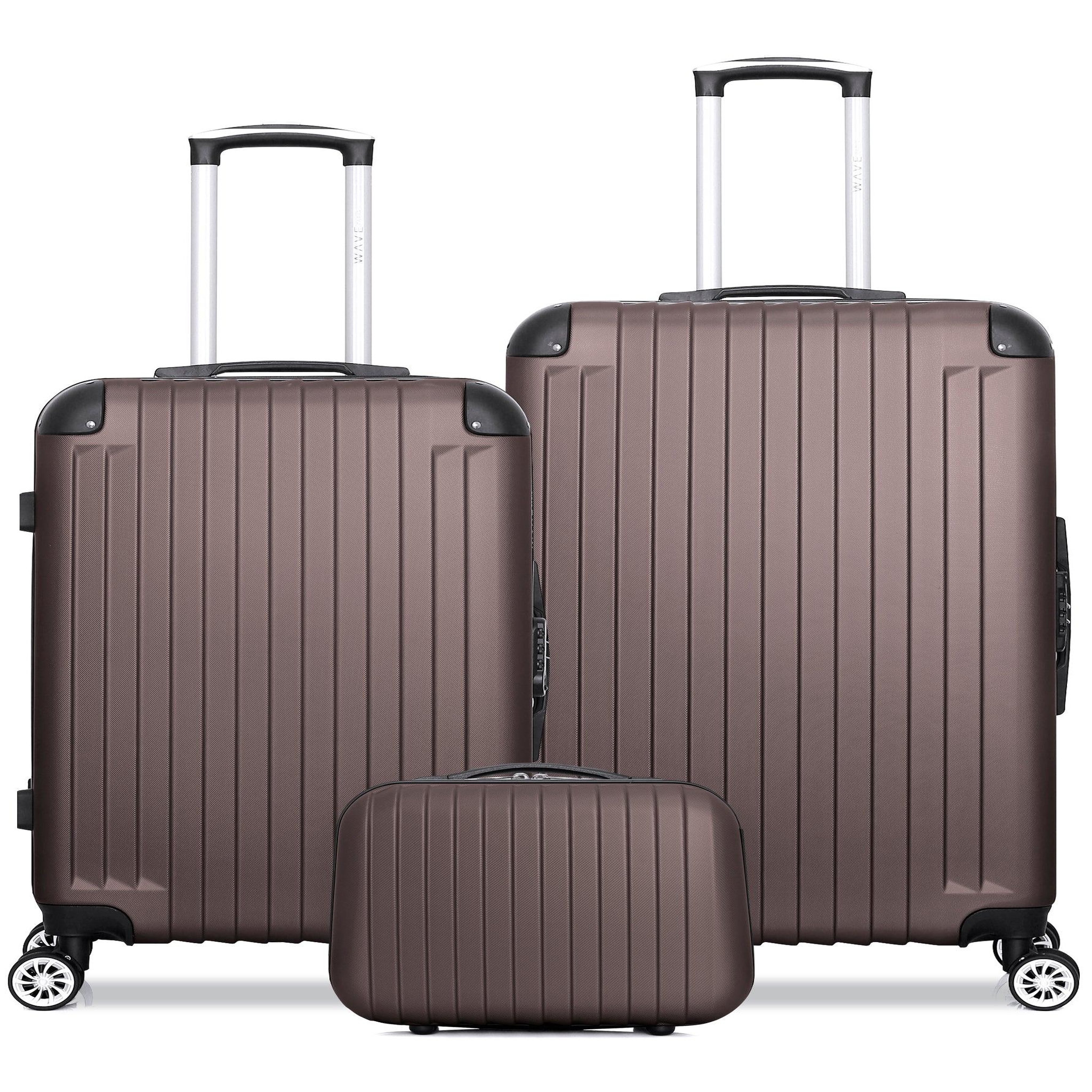 WAVE PARIS Wave paris - lot de 3 - valise grand format, valise weekend et vanity tage