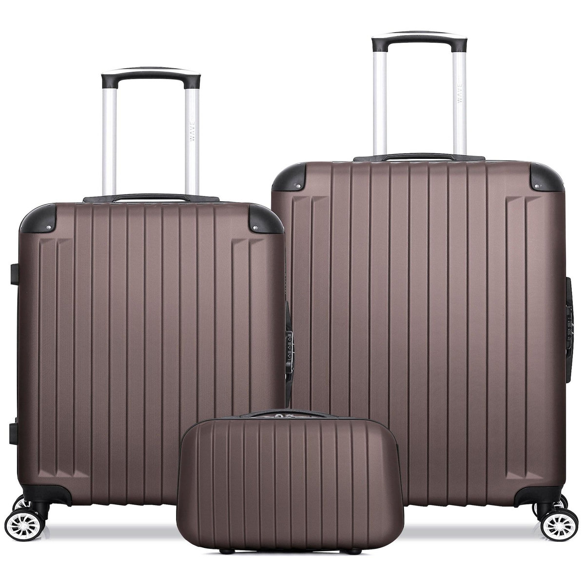 WAVE PARIS WAVE PARIS - Lot de 3 - Valise grand format, valise weekend et vanity TAGE
