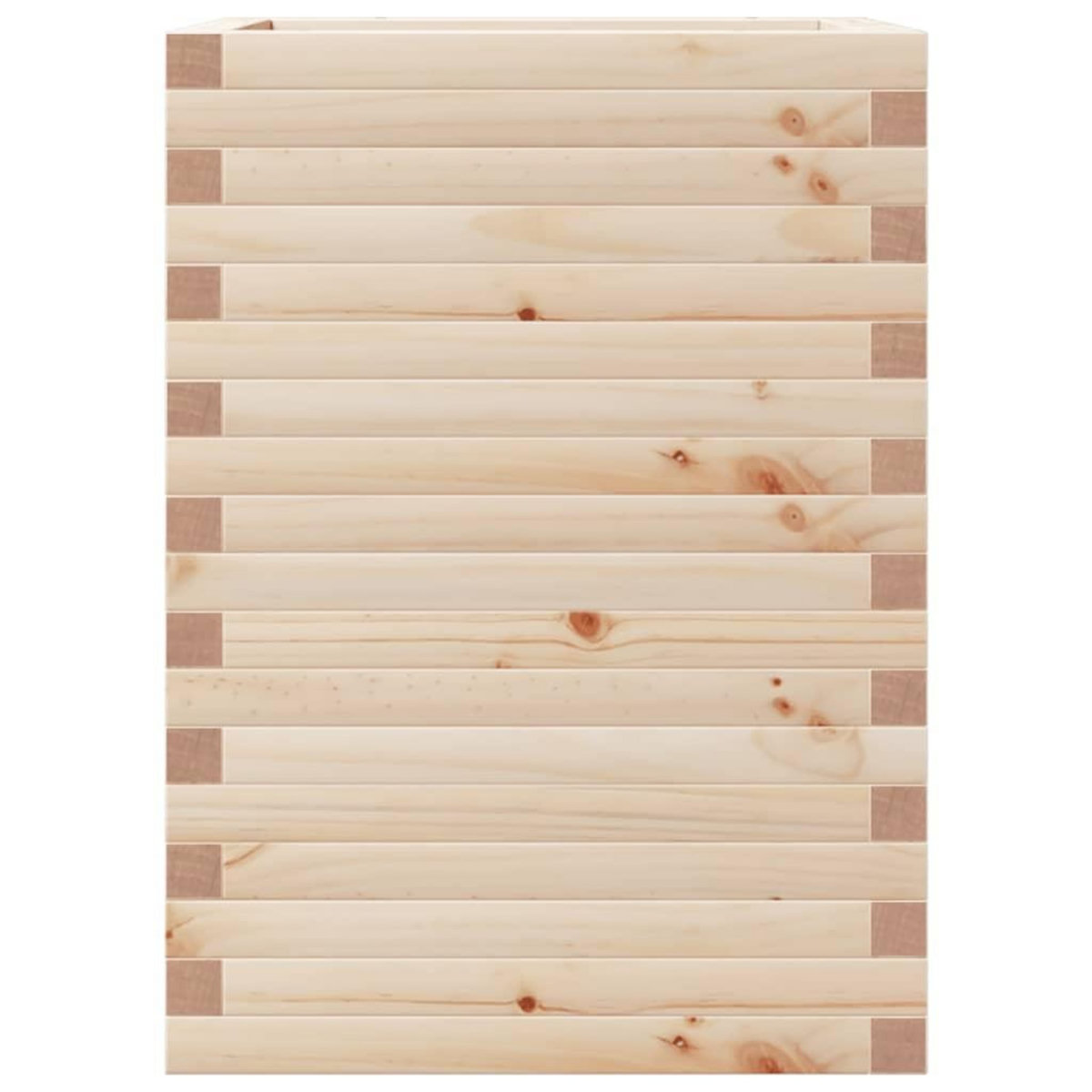 VIDAXL Jardiniere 50x50x68,5 cm bois de pin massif