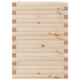 Voir la diapositive 5 : VIDAXL Jardiniere 50x50x68,5 cm bois de pin massif