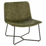 Paris Prix Fauteuil Lounge Design  Isabel  76cm Vert