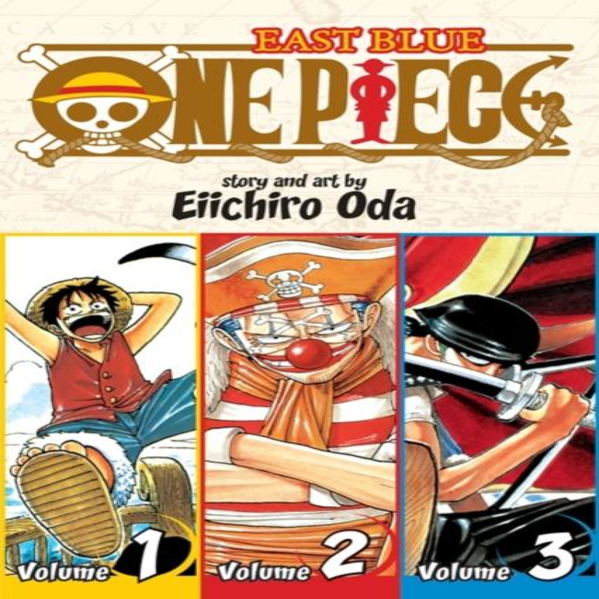 LIVRES One Piece (Omnibus Edition), Vol. 1 : Includes vols. 1, 2 & 3