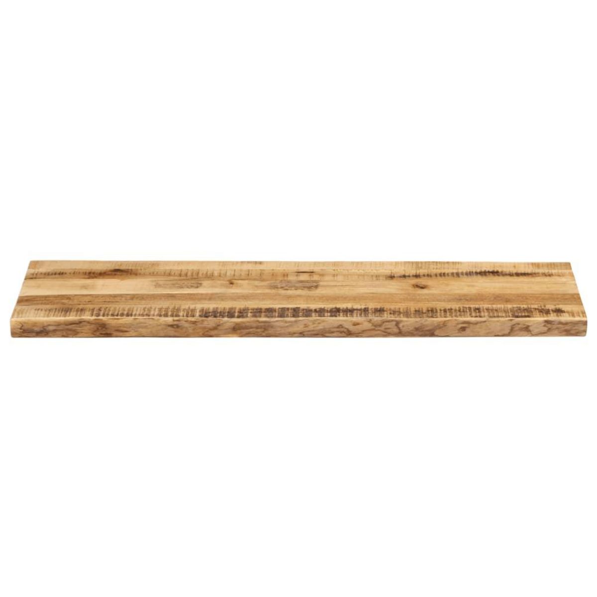 VIDAXL Dessus de table bord vivant 120x40x2,5 cm bois de manguier brut