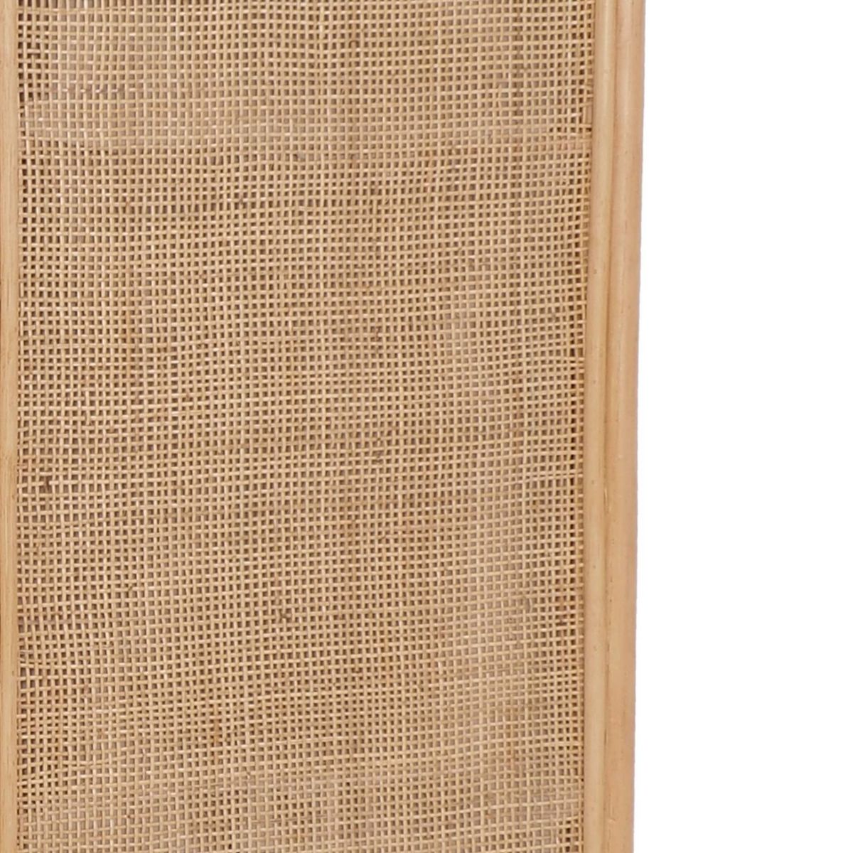 SWEEEK Paravent pliable intérieur en rotin et cannage. bois naturel. vintage