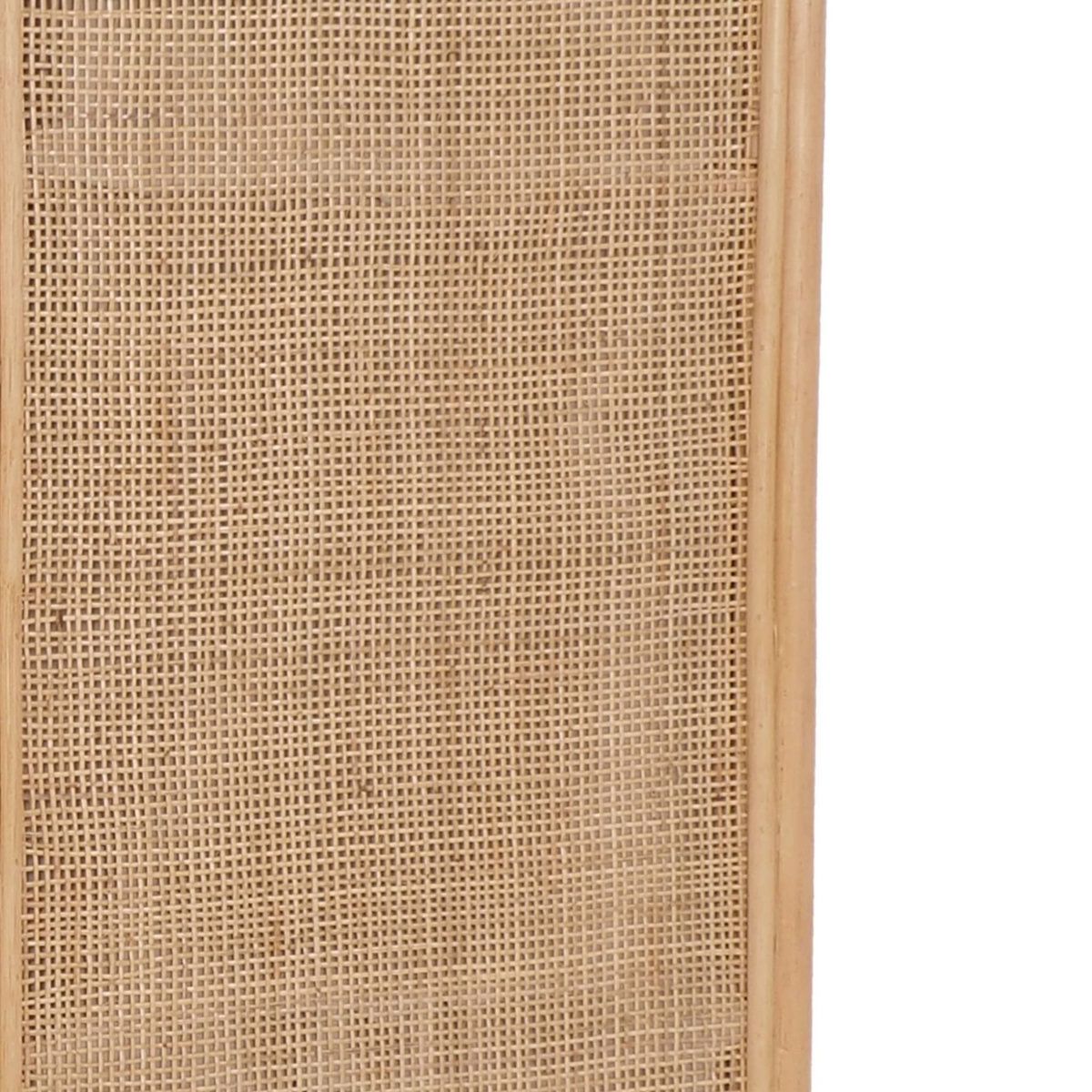 SWEEEK Paravent pliable intérieur en rotin et cannage. bois naturel. vintage