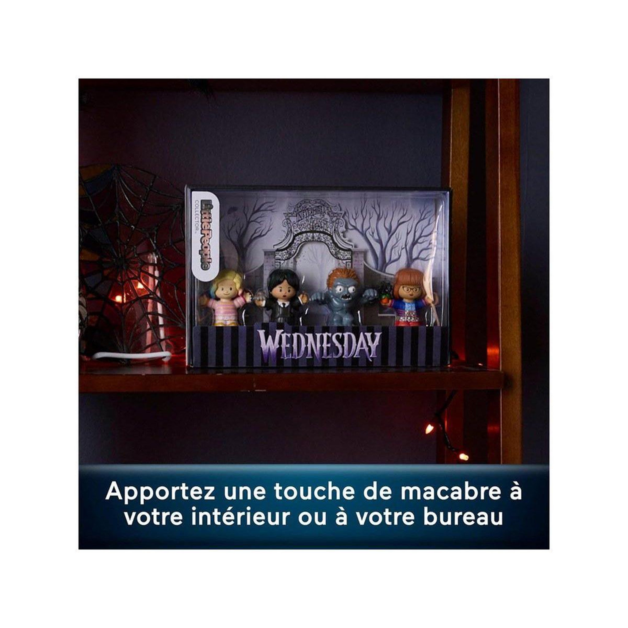 Voir la diapositive 4 : MATTEL Coffret Collector Wednesday Mercredi 4 figurines