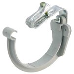 GIRPI Support monte sur patte de tuyau d'évacuation gris