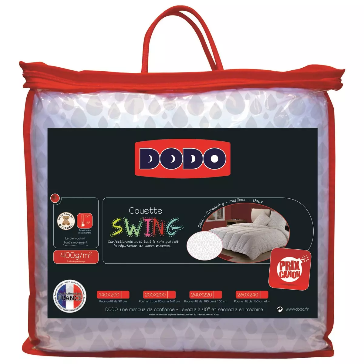 DODO Couette chaude polyester SWING
