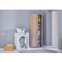 Voir la diapositive 1 : Armoire de rangement multifonctions 2 portes L70cm VISCONTI