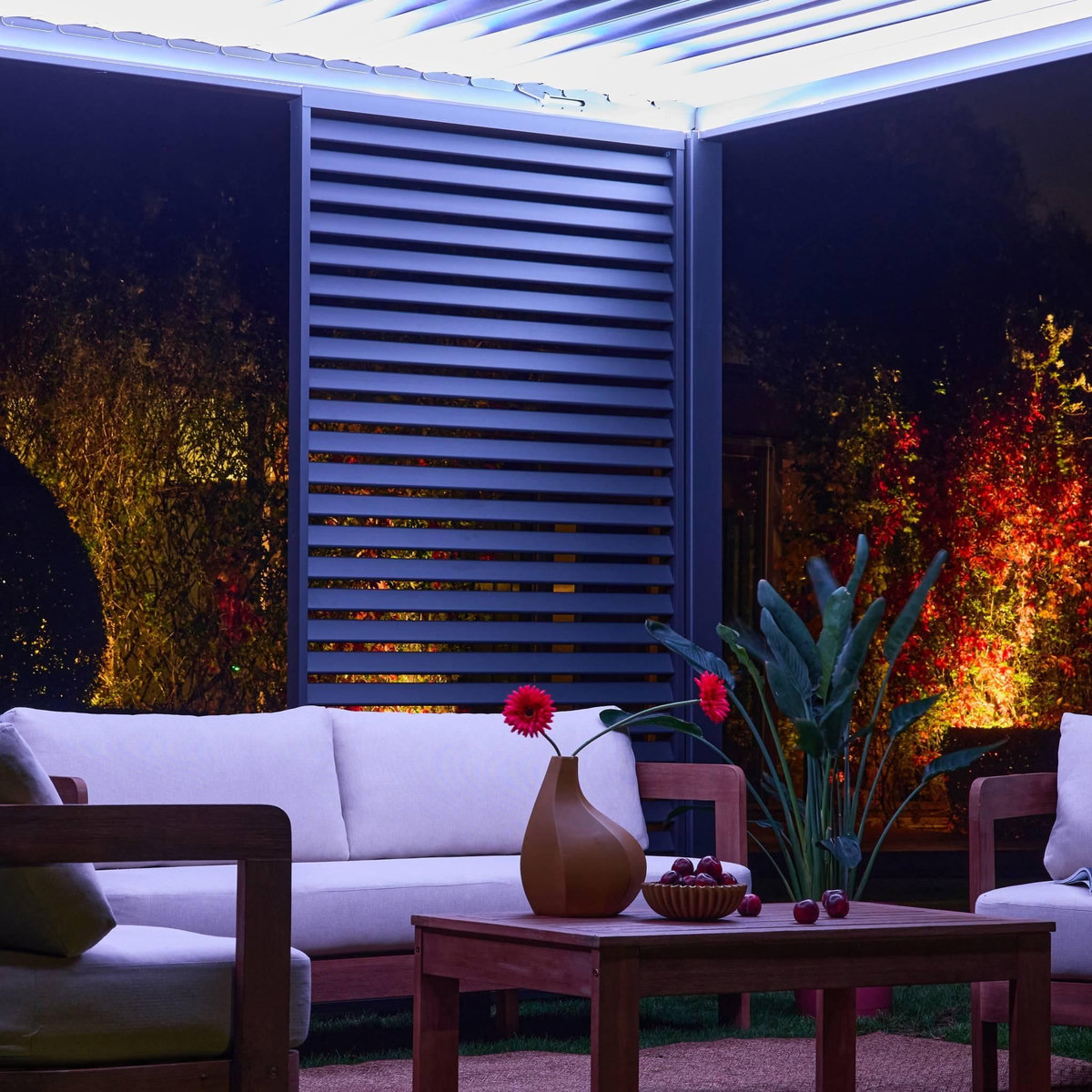 SWEEEK Persienne pour pergola bioclimatique Triomphe, aluminium