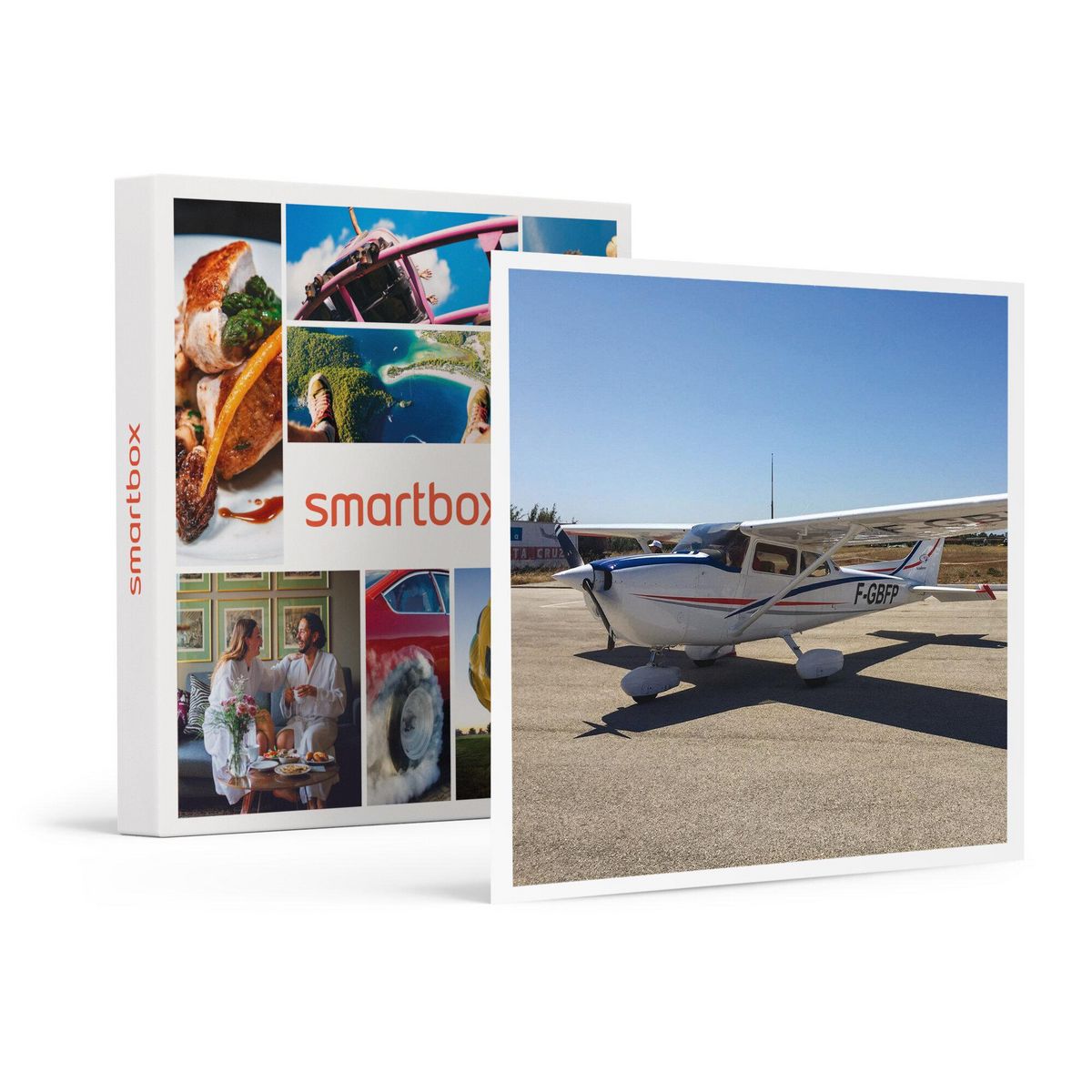Smartbox Vol d'initiation de 30 min avec prise de commandes près de Paris - Coffret Cadeau Sport & Aventure
