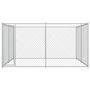 Voir la diapositive 2 : VIDAXL Chenil exterieur pour chiens 383x383x185 cm