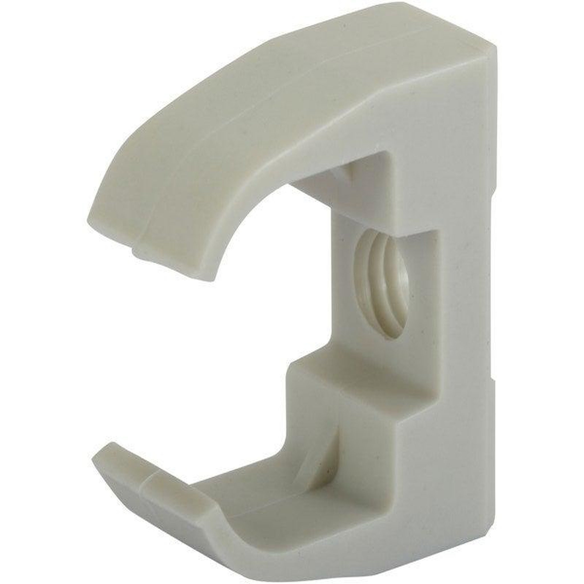 CENTRALE BRICO Lot de 10 clips ouverts, Diam.20, L.30 mm