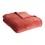 Voir la diapositive 2 : ACTUEL Plaid, couvre-lit, jeté de canapé uni douceur en polyester 240 g/m²