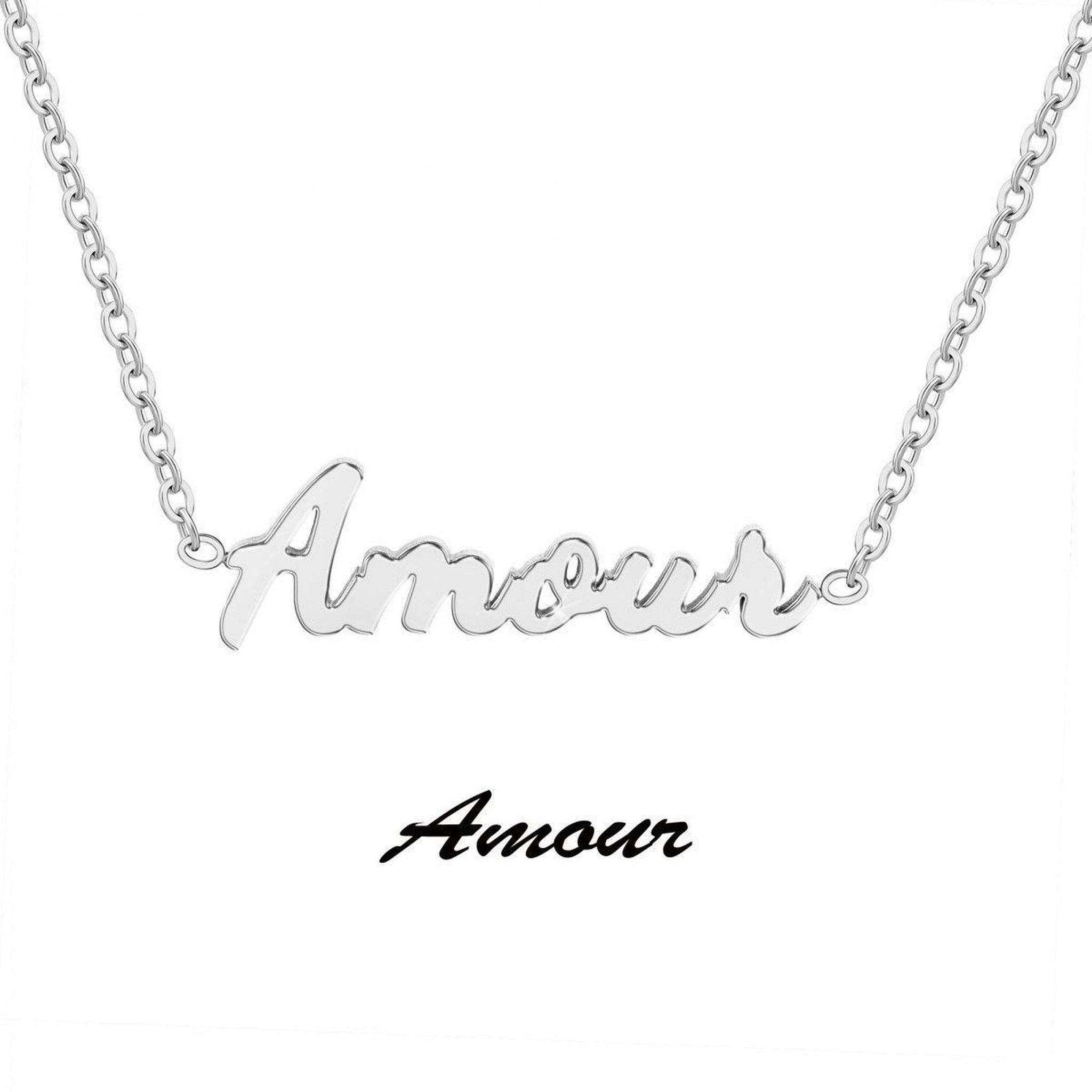 Voir la diapositive 3 : SC CRYSTAL Amour - Collier à message