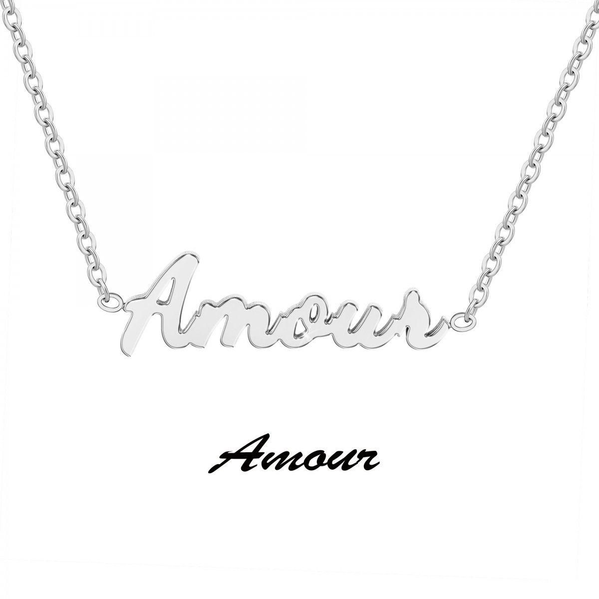 SC CRYSTAL Amour - Collier à message
