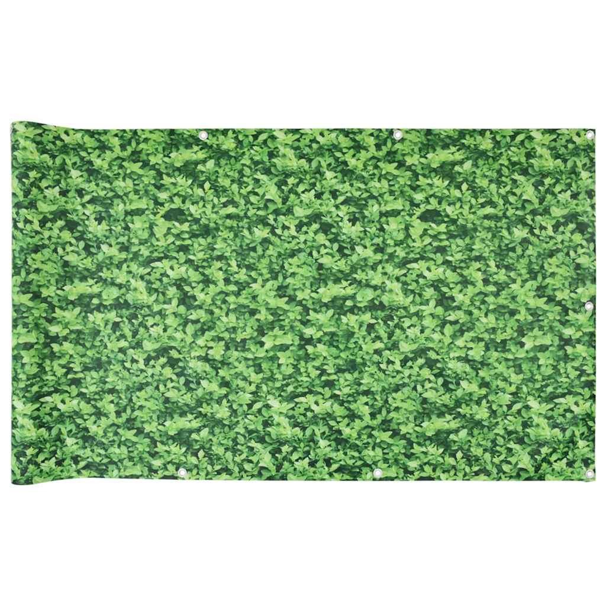 Voir la diapositive 2 : VIDAXL Ecran d'intimite de balcon aspect de plante vert 600x120 cm PVC