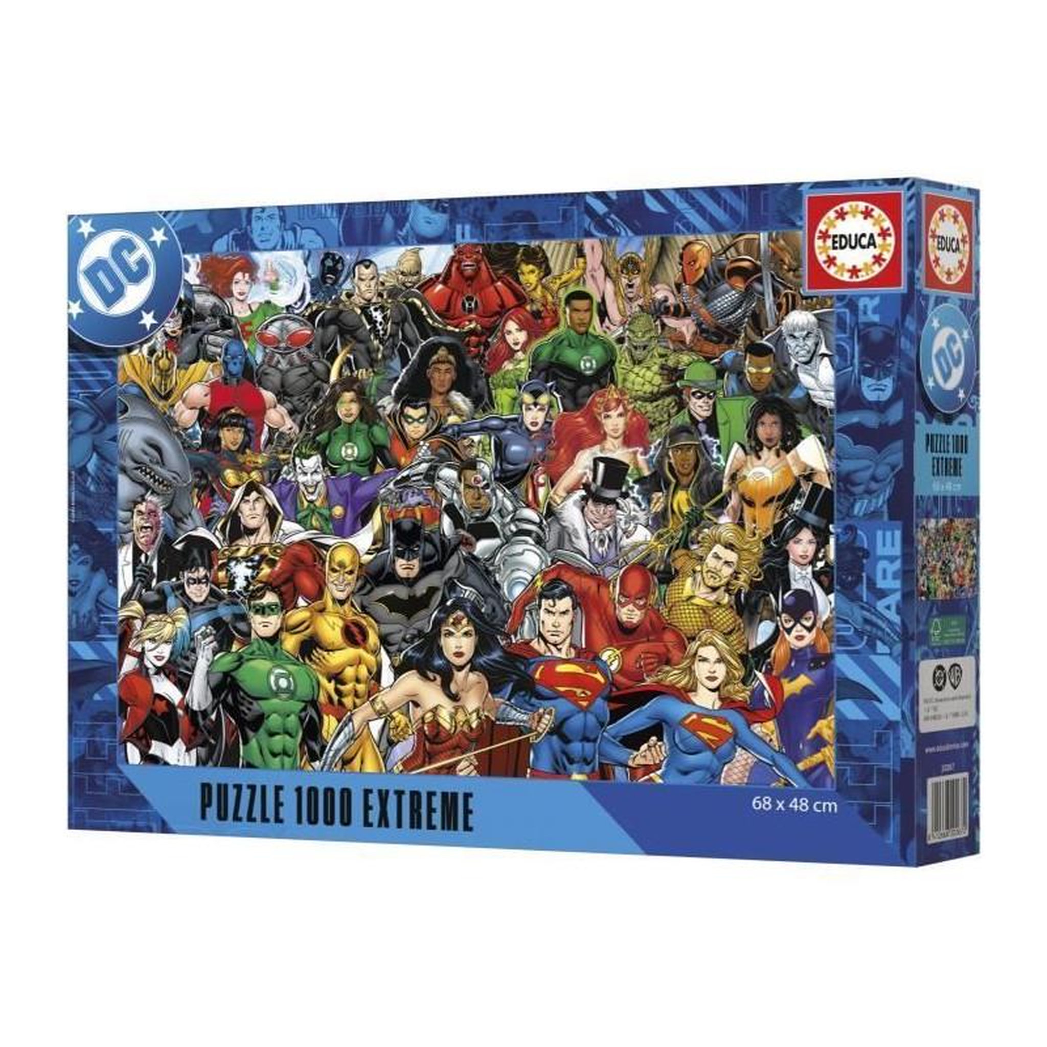 Voir la diapositive 3 : EDUCA Puzzle - EDUCA - Justice League DC Comics - 1000 pieces - Theme Dessins animés - Pour adultes