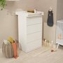 Voir la diapositive 2 : WEBABY Commode 4 tiroirs avec plan a langer 70