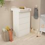 Voir la diapositive 2 : WEBABY Commode 4 tiroirs avec plan a langer 70