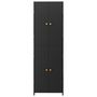Voir la diapositive 4 : VIDAXL Armoire de rangement de jardin Noir 59x40x180 cm Resine tressee
