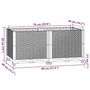 Voir la diapositive 6 : VIDAXL Lit sureleve 80x40x38 cm Polypropylene