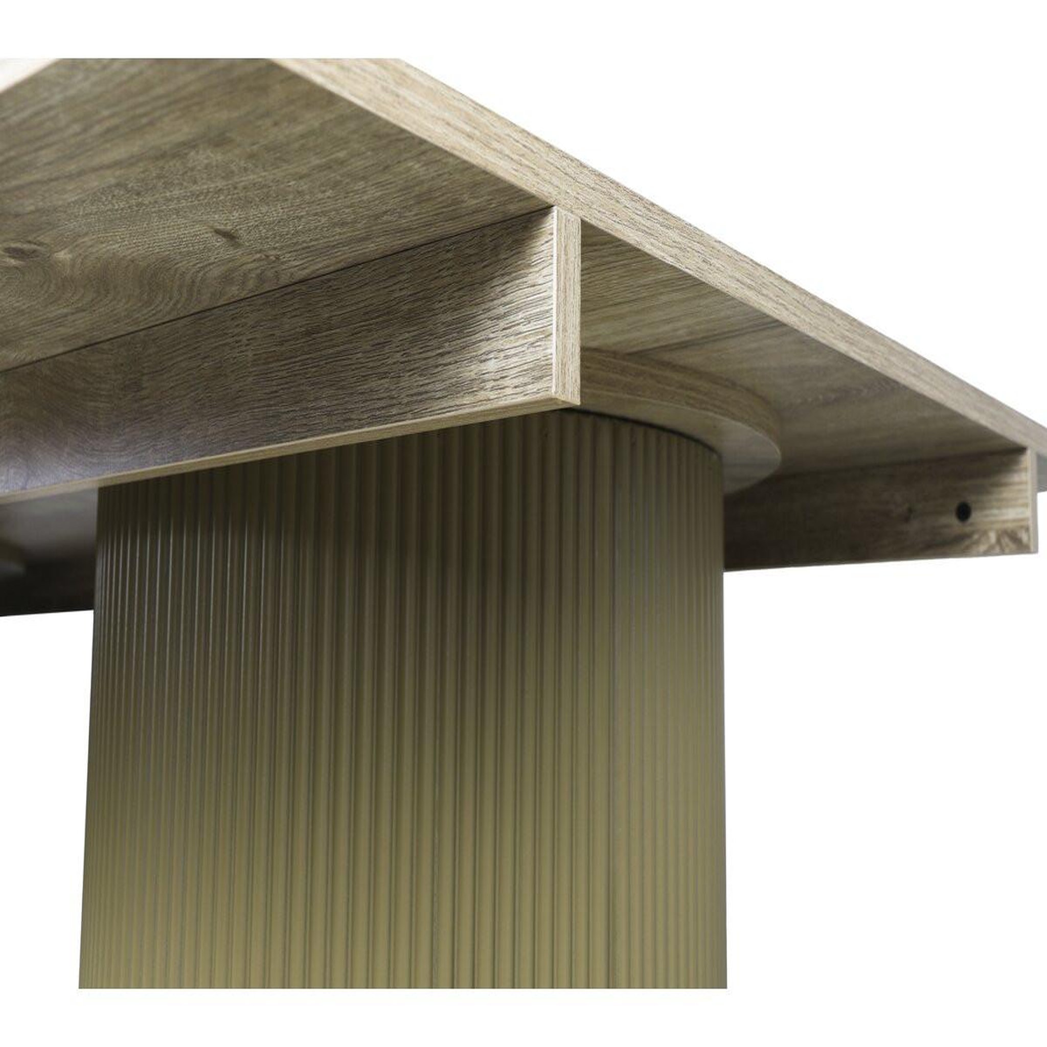 Voir la diapositive 4 : Habitat et Jardin Table à manger ovale en bois  zénith  - 180 cm - 8 places - beige