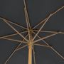 Voir la diapositive 3 : HESPERIDE Parasol droit rond en bambou Tinaei