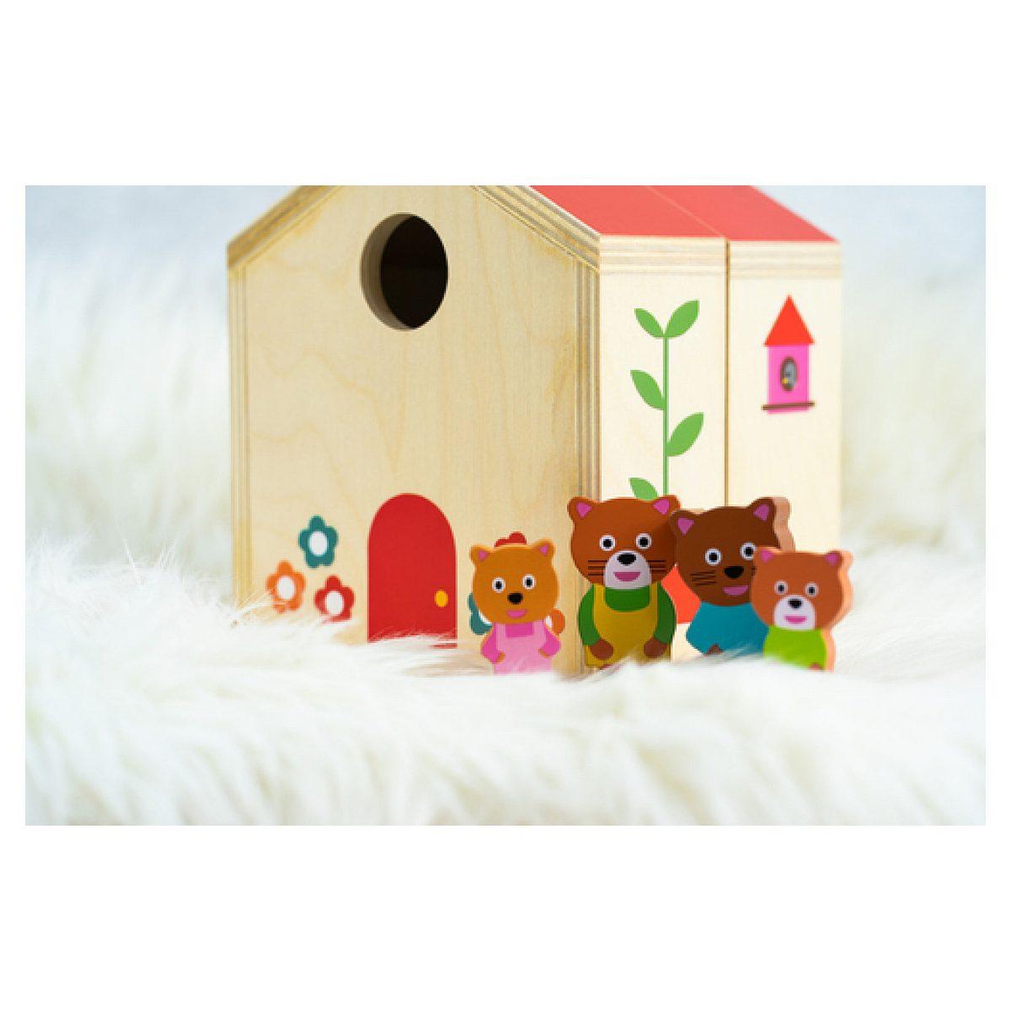 Voir la diapositive 5 : Djeco Maison de poupee en bois