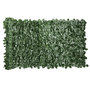 Voir la diapositive 1 : OUTSUNNY Haie Artificiel Brise-Vue décoration Rouleau 3L x 1H m Feuillage réaliste Anti-UV Vert Foncé
