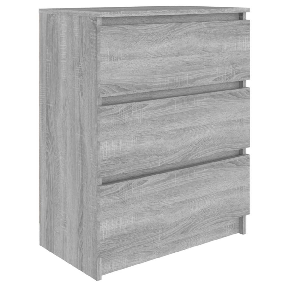 VIDAXL Buffet Sonoma gris 60x35x76 cm Bois d'ingenierie