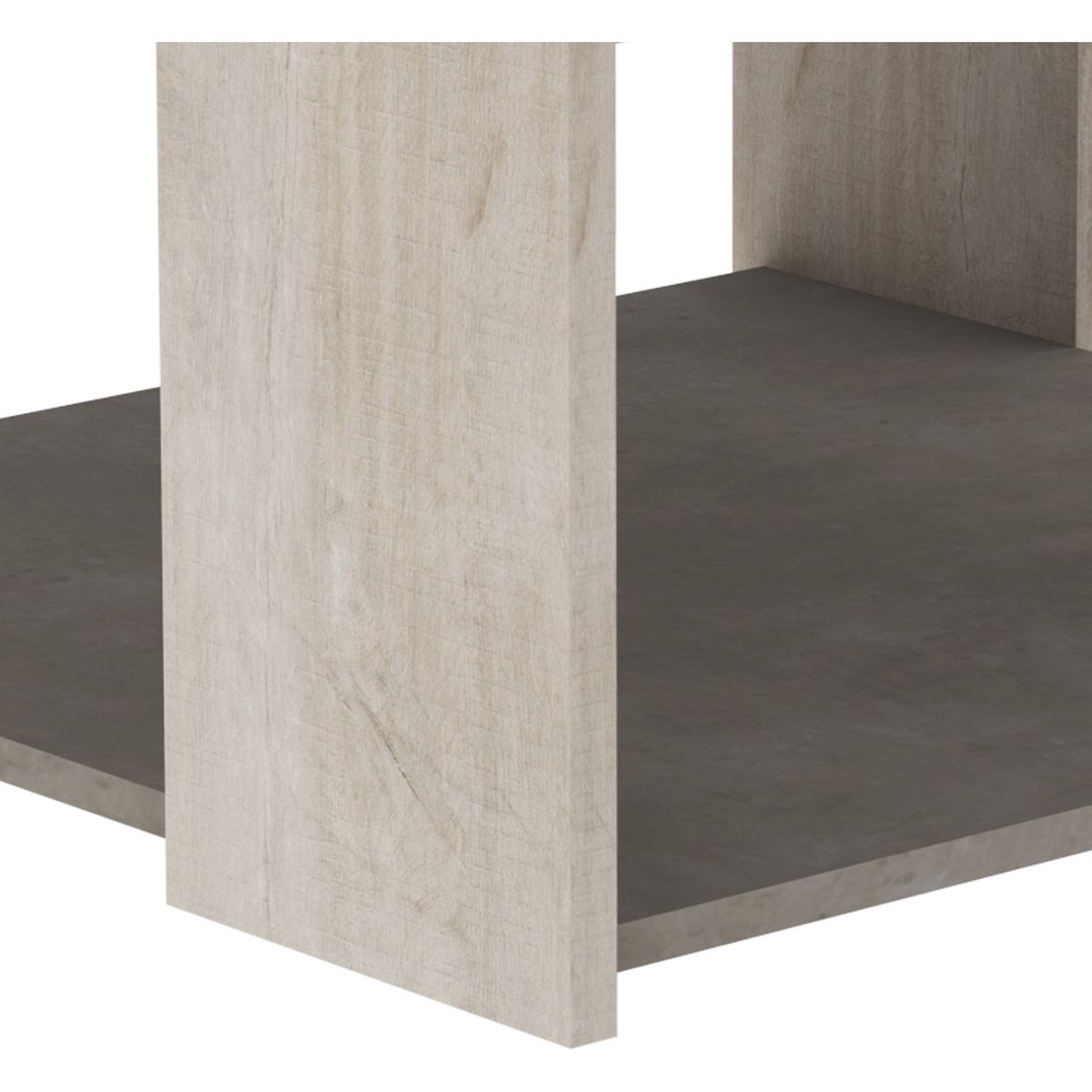 Table basse carrée avec niche ouverte L80cm CANNES 